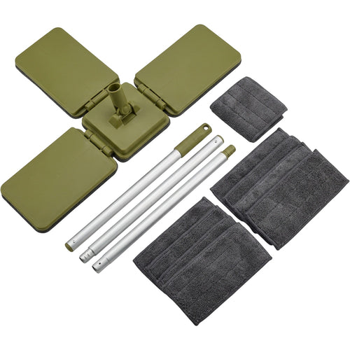 Zfyra Four-Panel Folding Surround Mop 34 cm Olive - Product view